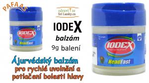 ájurvédský balzám IODEX - head fast 9 g (bolesti hlavy)